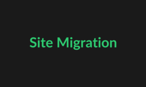 Website Migration & Transfer