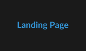 Landing Page Design & Build